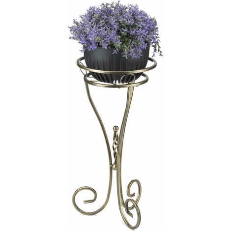 Supporto per fiori in metallo dorato Shane (1/5)