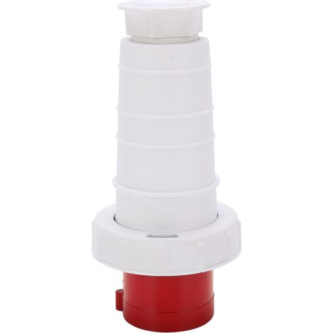 Prise industrielle étanche IP67 380-415V 63A 5 broches 3P+N+E pour usage agricole et industriel