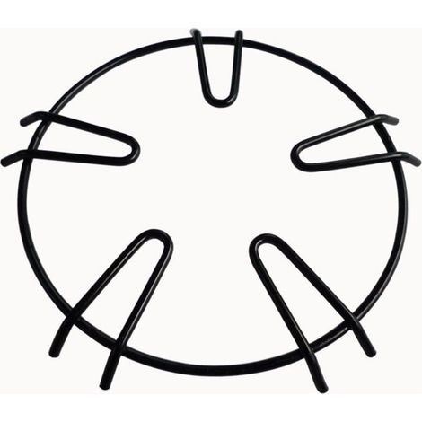 Accessoire de cuisinière : Support pour casseroles / grille isolante thermique à 5 branches pour cuisinière à gaz, de haute qualité (diamètre de 15,5 cm) (1/4)