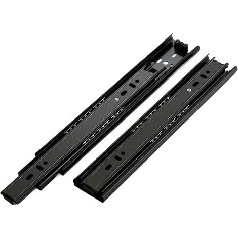 Glissières de tiroir en acier inoxydable 10"-20" à fermeture amortie (1/5)