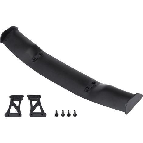 Accessoire de modèle réduit haute simulation : aileron arrière universel en plastique pour voiture RC de drift à l'échelle 1/10 (1/5)