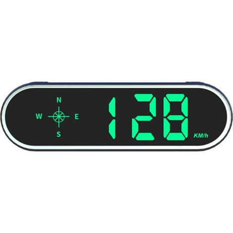 Compteur de Vitesse GPS HUD Universel pour Voiture, Affichage Tête Haute, avec Boussole, Alarme Survitesse Toutes les Véhicules (1/5)