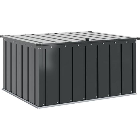 Caja de Almacenamiento para Jardín Negro 101 x 82 x 50 cm Acero vidaXL