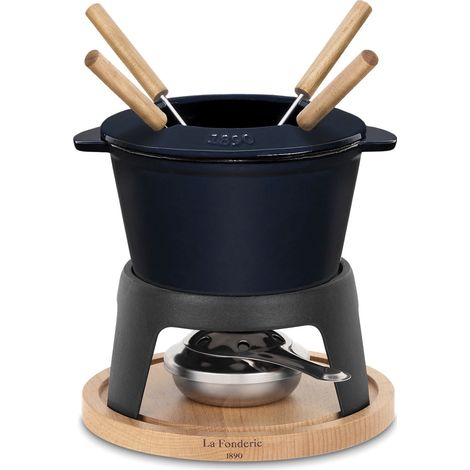 La Fonderie 1890 Mont d'Arbois - Service à fondue en fonte pour 4 personnes (1/5)