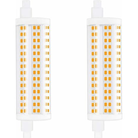 20W 118mm R7s Dimmbare LED-Lampe J118 Tageslicht 4000K 2200lm Doppelseitiger Strahler, entspricht einer 200W Halogenlampe für Zuhause, Wohnzimmer, Balkon, Hotel, Restaurant usw. (2 Stück) [Energieklas