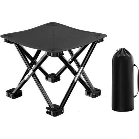 Faltbarer Campingstuhl Campinghocker Tragbarer Klapphocker Leichter Hocker Faltbare Fußstütze Mit Aufbewahrungstasche für Outdoor Abenteuer, Wand (1/5)