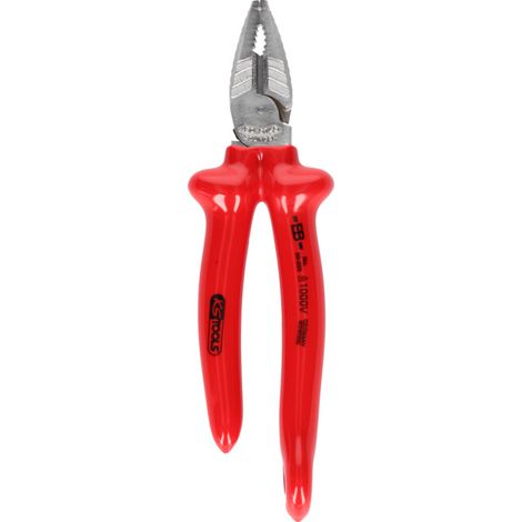 KS Tools 1000V Pince combinée avec oeillet de sécurité pour ligne de sécurité