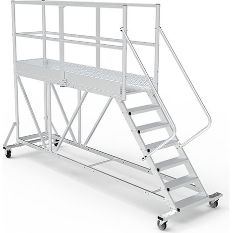 Plateforme roulante 9 marches - Hauteur max. de travail 3.80m - PTF2509-PT