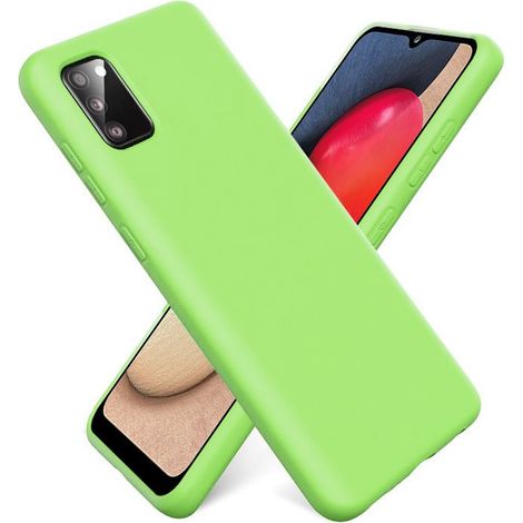 Schutzhülle für Samsung Galaxy A02s, Silikon Lite, hellgrün (1/5)