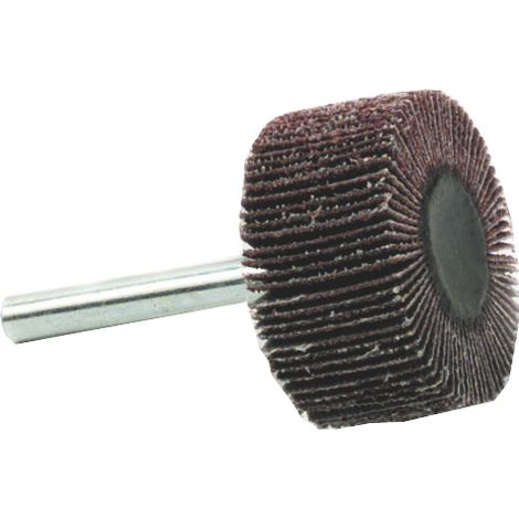 Tivoly • Roue à Lamelles Abrasives • Ø4020mm • Grain Corindon : 60 • Pour Ponçage des Métaux • Pour Ponçage du Bois (1/2)