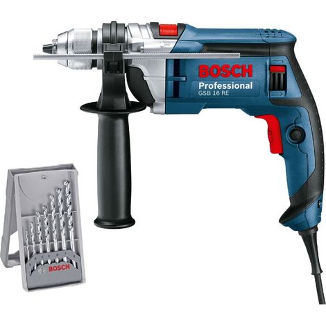 Bosch Professional Schlagbohrmaschine GSB 16 RE 750 W inkl. Bohrer-Set Schlagbohrmaschinen (1/3)