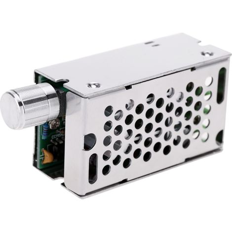 Contrôleur PWM à vitesse réglable pour moteur à courant continu à balais 12 V/24 V/36 V/60 V 8 A 400 W avec interrupteur de commande (1/2)