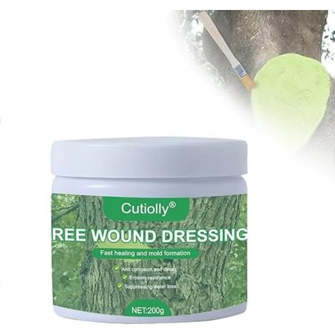 Cicatrisant Arbre,Mastic Cicatrisant Arbre,Mastic pour Greffes Cicatrisant,Cicatrisant Arbre Fruitier,Pâte Cicatrisation des Plantes,Pâte Coupée pour Bonsaï,Scellant Pour Plaies D'arbres,200g (1/5)