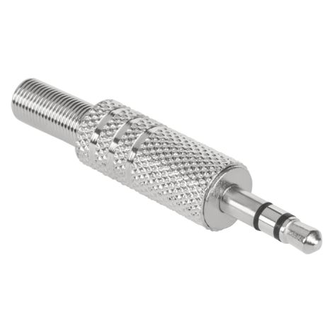 Fiche jack 3,5 mm avec métal