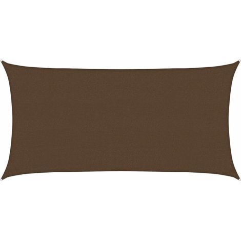 Maison Exclusive - Voile d'ombrage 160 g/m² Marron 2,5x5 m PEHD (1/5)