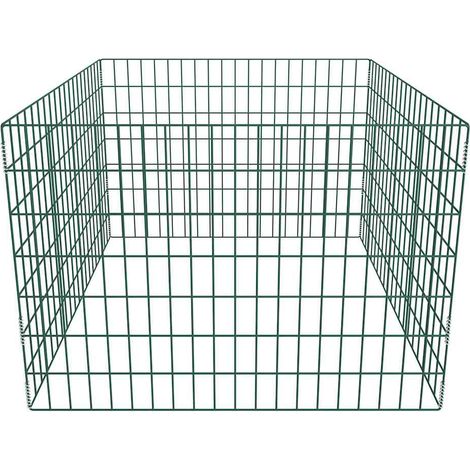 Maison Exclusive - Gartenkomposter Quadratmaschen 100 x 100 x 70