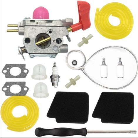 Ensemble Carburateur C1U-W43 for Souffleur de Feuilles with Tuyau, Filtre, Bulle d'Huile, Tournevis et Accessoires - AUTRES (1/4)
