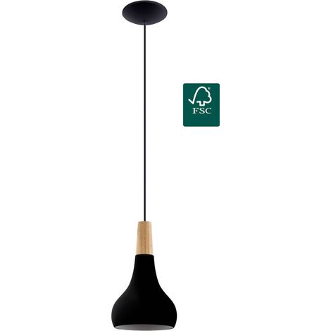 Lampada sospesa Sabinar E27 1x40W H: 110 cm Ø18 cm Dimmabile (1/5)