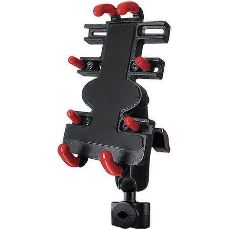 Support de téléphone de navigation en métal pour moto, tube fin, fixe, rotation manuelle.