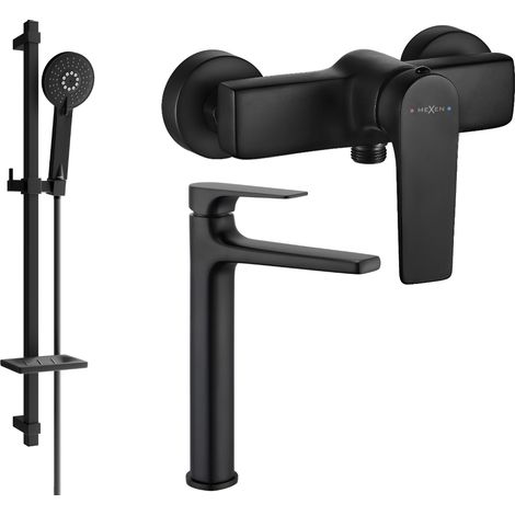 Mexen Lynx DQ40 set doccia, nero - 745914DQ40-70