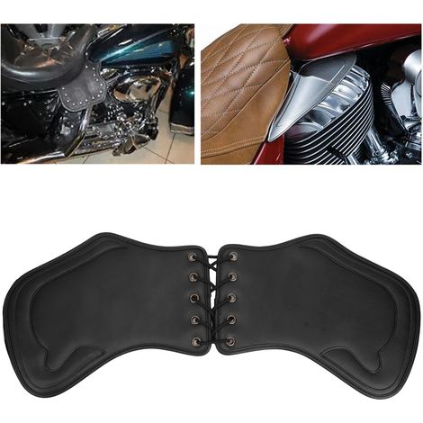 2 Stück sattelförmige Motorschutzplatte, Deflektor, Hitzeschutzmatte für Motor (1/5)