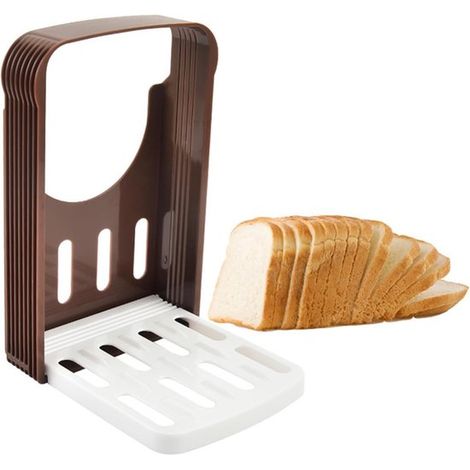 Affettatrice, Tagliapane, Affettatrice regolabile, Affettatrice sottile, Affettatrice multiuso, Affettatrice per uso domestico, 4 misure, Leggera (1/5)