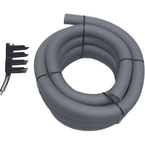 Vaillant Juego de 5 conducto de humos de condensación para conducto de humos flexible DN 80, PP, 15m, 303514