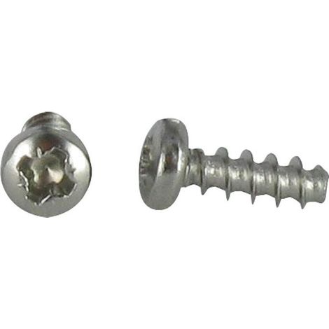 Vis pvc Tête cylindrique bombée TCB Pozi 3.5X10 Filet 30 Degrès Inox A2-1 pièce (1/3)