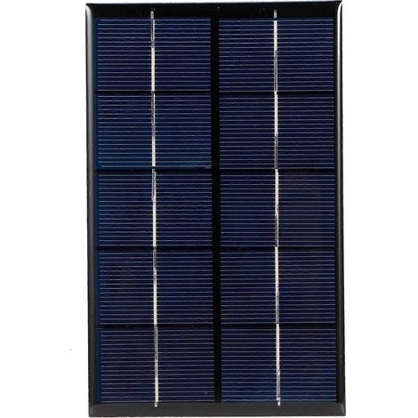 2W 5V Polysilizium-Solarpanel, Akkuladegerät für Handys, MP3-Player, GPS-Geräte, Digitalkameras, Netzteil, 3,5 x 5,6 Zoll (1/5)