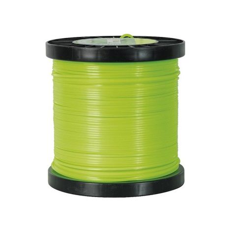 BOBINA FILO DECESPUGLIATORE TIPO QUADRO DA 4MM 140MT - 2KG  PROFESSIONALE NYLON