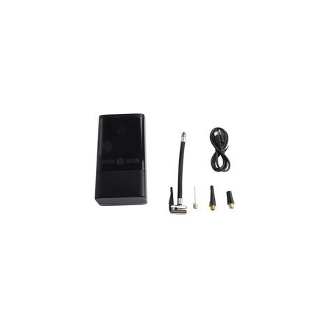 Compresseur d’air portable sans fil, batterie 4000 mAh, pompe électrique numérique avec écran LCD et éclairage LED, pour pneus voiture, moto, vélo et ballons, USB inclus