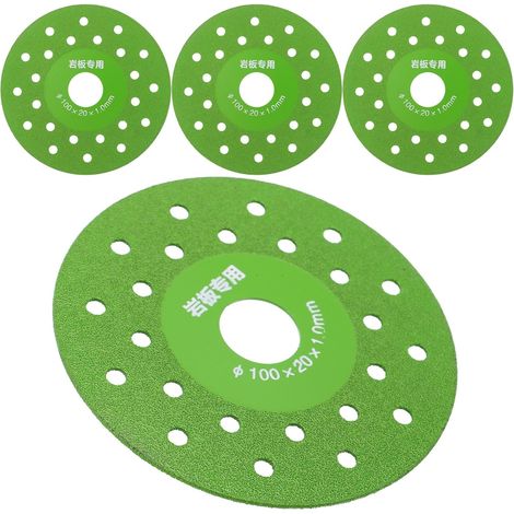 Disque Diamanté Ultra-fin 4pcs pour Meuleuse Angle - Lame de Découpe et Chanfreinage pour Carrelage Céramique et Roche en Travaux Professionnels et Bricolage (1/5)