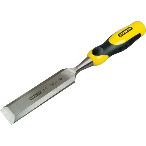 Stanley Dynagrip Chiseling Axe with 38mm Blade, Plastic Handle, and Impact Cap (Model 0-16-882) (1/2)