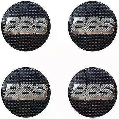 4 Stück 60-mm-Radnabenkappen für BBS 0924 (Universalausführung) mit Aufklebern (2025)