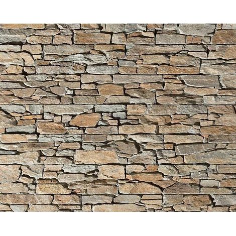 Plaquette de parement en quartzite – Format en Z 15x55-60 cm – Épaisseur 3,5-4,5 cm – Pour fixation sur béton - 15x55-60x3