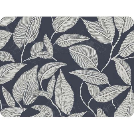 Alfombra de terciopelo con follaje, retirada 45x75cm - Mercurio