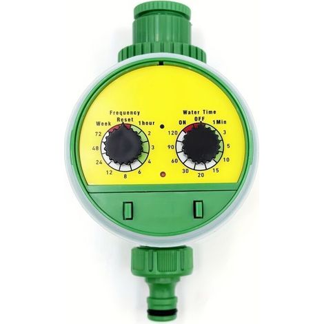 Programmateur d'Arrosage Robinet avec Minuterie Manuelle – Minuterie d'Arrosage Automatique pour Tuyau, Système d'Irrigation Goutte à Goutte et Arrosage Jardin Pelouse