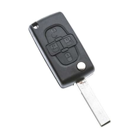 Guscio Chiave Auto Citroen HU83CRS7N Silca Pulsanti 4