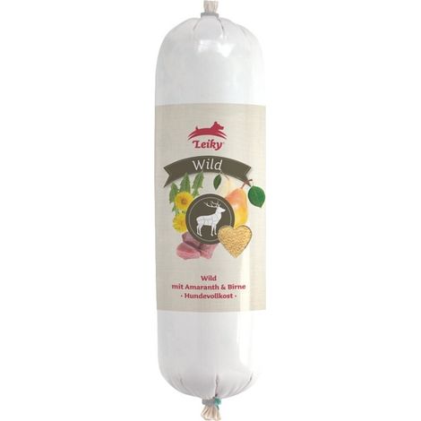 Cervo con amaranto e tarassaco 700 g  Cibo per cani 90% carne  Leiky (1/3)