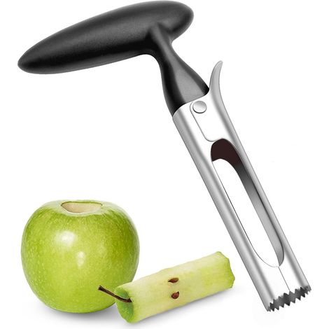 Évideur de fruits pour pommes, coloris noir, avec emballage boîte (1/5)