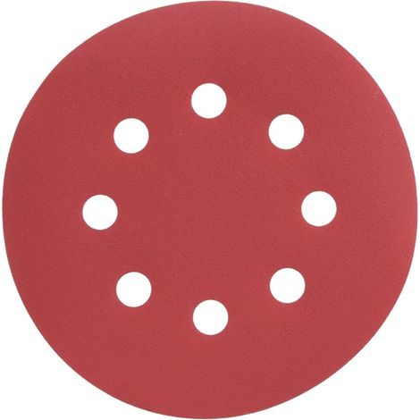 Disque abrasif - Radix - Pro - Velcro 125 mm - P240 - 8 trous (50 pcs) (1/2)