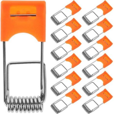Clips À Ressort Pour Downlight Encastré 50Pcs Pinces Métalliques 42X17Mm Pour Fixation Sécurisée De Spots Led Installation Facile Pour Luminaires Intérieurs (1/5)