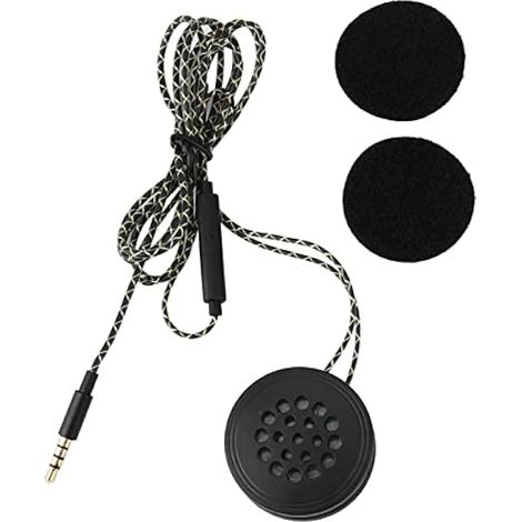 Jadeshay Casque Bluetooth pour Moto, Support Appel Mains Libres, Haut Parleurs de Musique, écouteurs Anti interférences (Noir) (1/5)