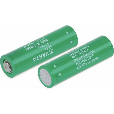 VARTA Lithium-Batterie CR AA, 3 V-, 2000 mAh