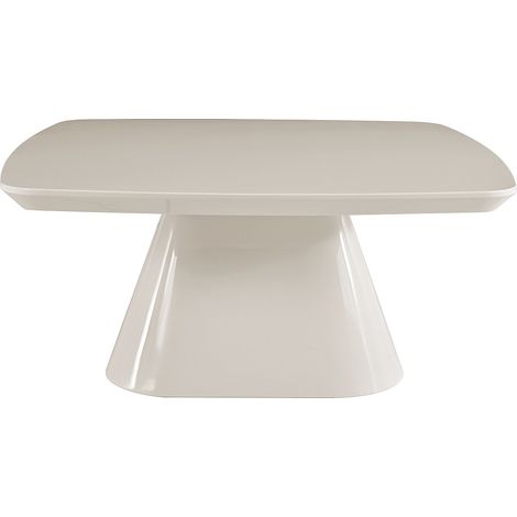 Tavolino in MDF Crema laccato - NATAZA (1/4)