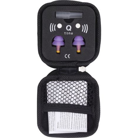 Bouchons d'oreilles réutilisables en silicone antibruit pour dormir, travailler, assister à des concerts et nager. (1/5)