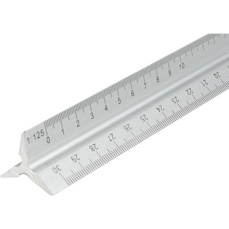Aluminium Rule 300Mm Triangle