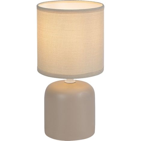 Lampe de table minimaliste beige en céramique 1xE14 40W Daphni Rabalux (1/5)