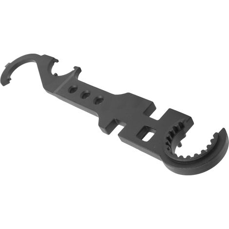 Clé combinée multifonctionnelle AR15 en acier 4140 pour écrou de canon et crosse (1/5)