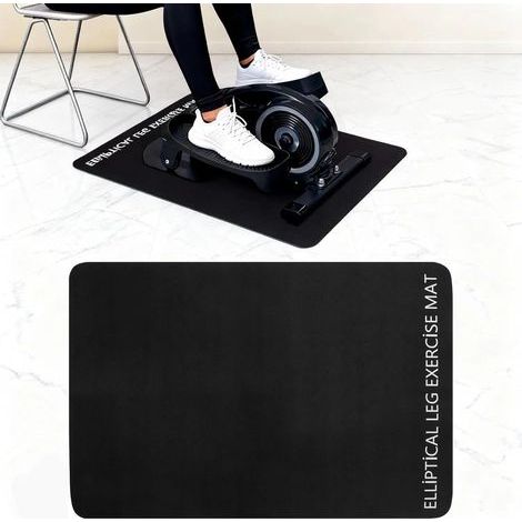 Tappetino antiscivolo per allenamento a casa, tappetino protettivo antiscivolo per pavimenti, ideale per attrezzature sportive come tapis roulant, macchine per camminare, panche per pesi e cyclette. (1/5)